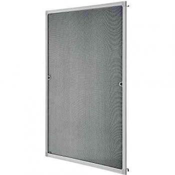 Alu-Rahmen Fliegengitter 110 x 130 cm für Fenster