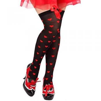 Calze campionato con motivo cuori misura 2