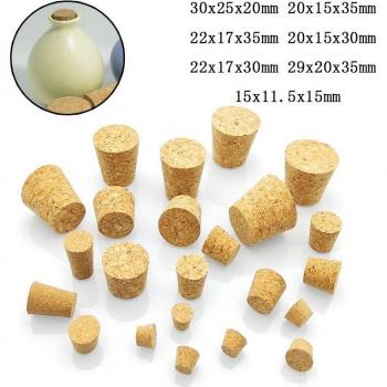 10-Piece Wine Stopper Set Reusable Corks for Bottles