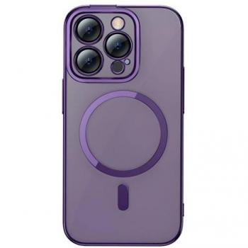 Baseus Custodia Viola con Glitter per iPhone 14 Pro