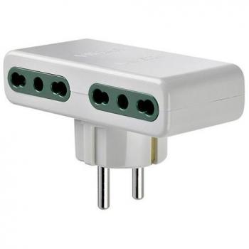 VIMAR Adattatore Spina Schuko Piu 4 Prese 10/16