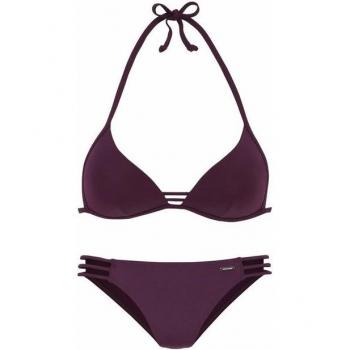 Damen Triangel-Bikini in Bordeaux von Bruno Banani, Gr. 34, Cup A