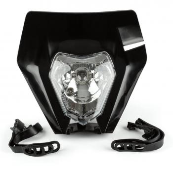 Phare Masque Complet Noir KTM EXC