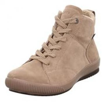 Legero Stiefel aus Veloursleder – flacher Absatz, beige, 37,5