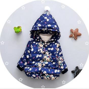 Cute Baby Girl Hoodie for Winter (0-24 Months)