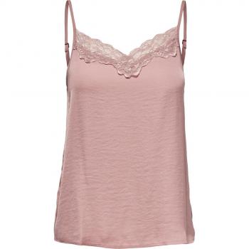 T-shirt JDY Rosa con Pizzo