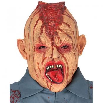 Máscara de Zombie con Cabeza Destrozada