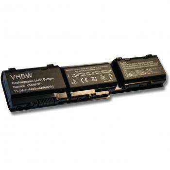 Batería vhbw Li-Ion 4400mAh para Acer Aspire 1825PTZ