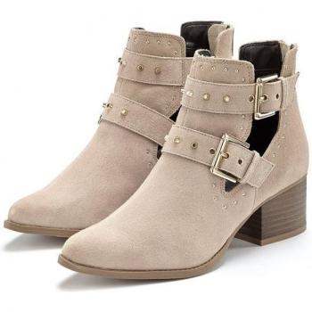 Damen-Western-Ankleboot Lascana – Stiefelette, Leder, 41