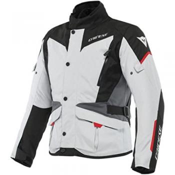 Dainese Tempest 3 Textile Jacket Men's D-Dry Glacier Gray/Black/Lava Red 60