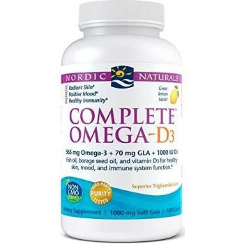Nordic Naturals D3‑Omega 565 mg Zitrone – 120 Softgels