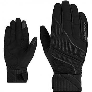 Ziener ULIC Touch Multisport Gloves for Cross-Country Skiing and Nordic Activities, Black, Size 7