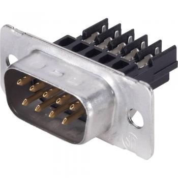 TE Connectivity HD-20 D-SUB Male Connector 9 Pins