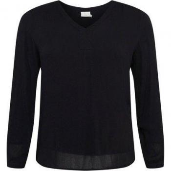 KAFFE Curve Ami Bluse mit Raffung