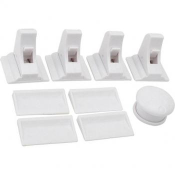 12+3 Pcs Child Protection Magnetic Lock and Door Stopper