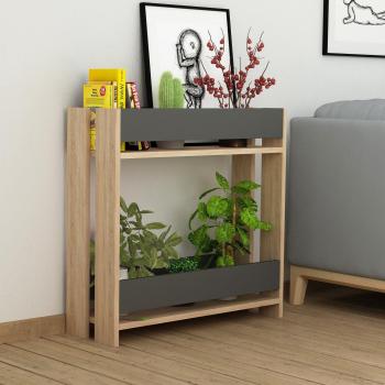 Massi Moderne Pflanzentreppe – 74 × 25 × 72 cm
