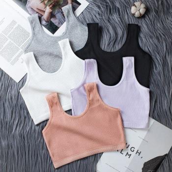 Sujetador Infantil de Algodón, Hipster para Adolescentes, 5 Piezas, Ropa Interior de Verano