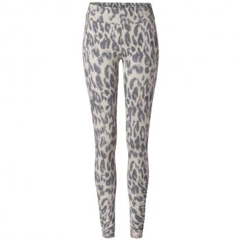 Kurare Leinen‑Ruffle Leggings – Leo Muster, L