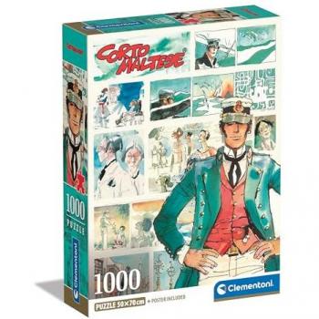 Puzzle Corto Maltese 1000 Pezzi Clementoni