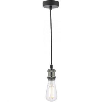 Suspensión WACO Minimalista negro cromado pulido