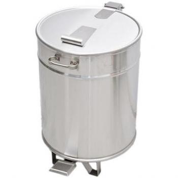 Poubelle à Pédale Acier Inoxydable AISI 304, 50 L