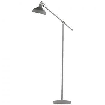 Honsel Leuchten PIT Stehlampe Retro Nickel Grau 2 Gelenke