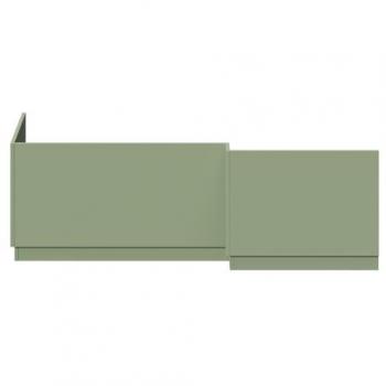 Napoli Olive Green 1700mm L Shaped Bath Panel Set