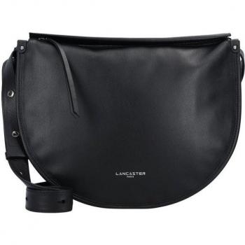 Lancaster Black Soft Leather Selma Bag 30cm