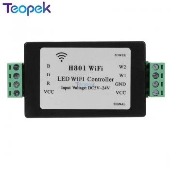 Controlador Inteligente RGBW WiFi – 5CH 4A para Tiras Led