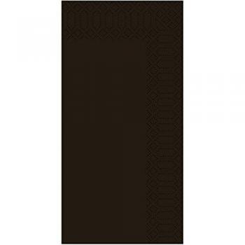 Zelltuch Serviette schwarz 33x33 cm