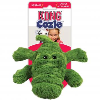 KONG Cozie Ali Alligator Plush Dog Toy