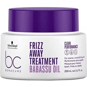 Schwarzkopf Professional BC Bonacure Frizz Away Treatment Maske für unnachgiebige und strapaziertes Haar 200 ml