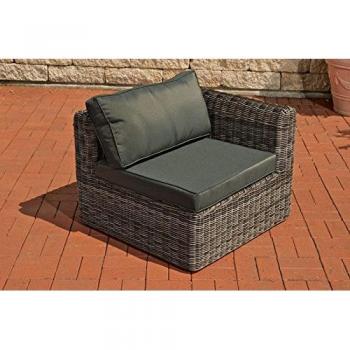 Eck-Sofa Marbella Anthrazit Grau-meliert