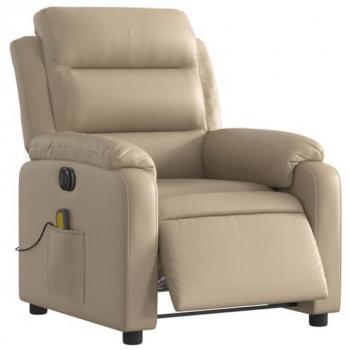 Poltrona Relax e TV in Similpelle Cappuccino