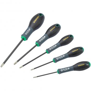 Lot de tournevis Stanley FMHT0–62066 avec Embouts Torx en Diamant Noir