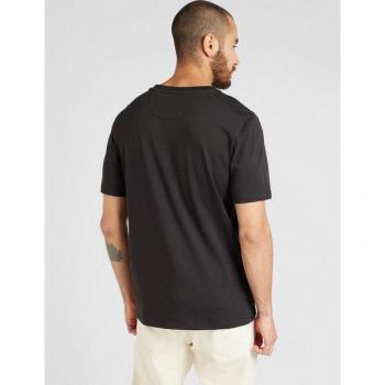 Schwarz T-Shirt mit Logo-Stitching von Scotch & Soda