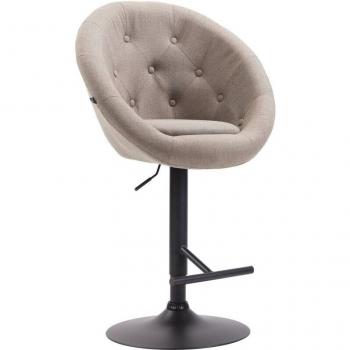 Tabouret œuf capitonné pour bar