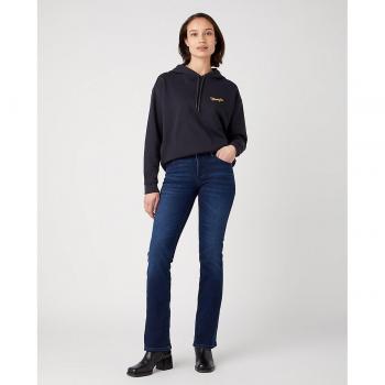 Wrangler Azul Vaqueros Bootcut de Mujer Tiro Medio Campana
