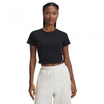 Under Armour Damen‑T-Shirt „Rival Rib“ in Schwarz, Größe XL