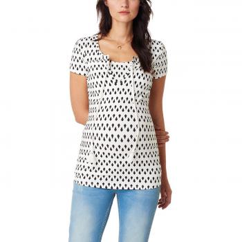 Noppies Umstandstop Tee Nurs Ss Faith 70311, Mehrfarbig, XXL