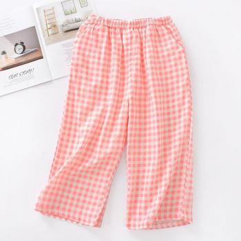 Calzoncillos de verano tipo pantalón, estilo japonés y gasa fina