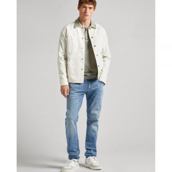 Jean Tapered Effet Dégradé Bleu Clair Pepe Jeans