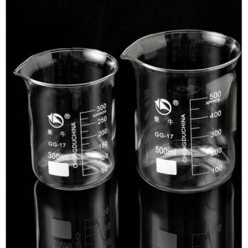 25ml to 200ml Transparent Glass Measuring Beaker