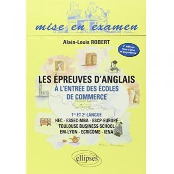 Epreuve d'Anglais a l'Entrée des Ecoles de Commerce