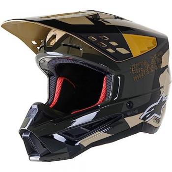 Casque de Motocross Alpinestars S-M5 Rover Beige Taille S