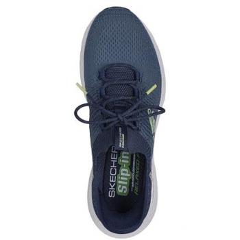 Skechers Edgeride Raygo Uomo Navy/Lime 43 con Design Sportivo