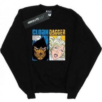 Marvel Mens Cloak And Dagger Comic Panels Sweatshirt