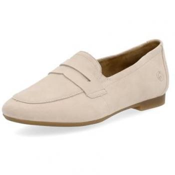 Beige Moccasino Remonte in Nabuk