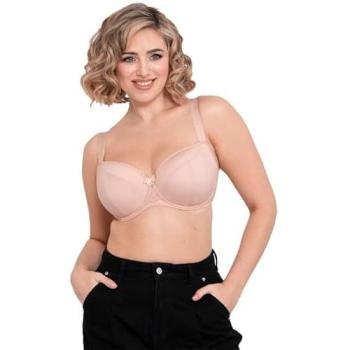 Emma Beige Padded Balconette Bra