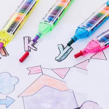 Pinceau‑Crayon Artiste 20 Teintes – Pack 2 pièces